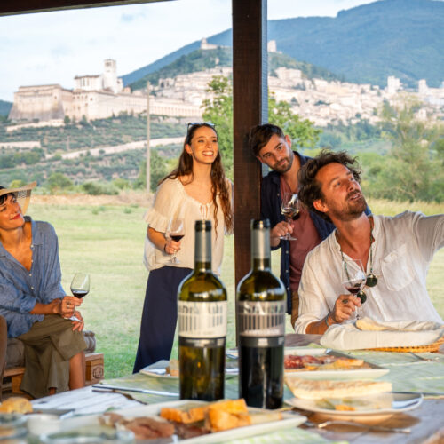 degustazione vino prodotti tipici winetasting Assisi